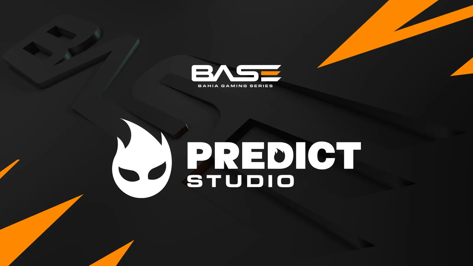 Arte de fundo do Predict Studio sobre o relevo BASE, usada como base das telas de transmissão